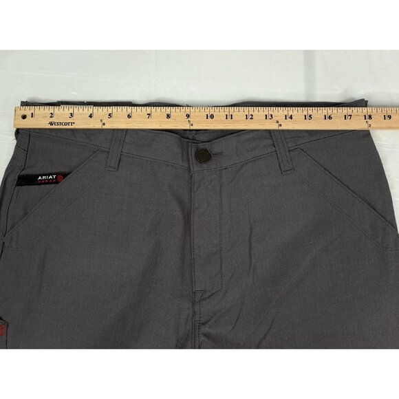 NWT Ariat FR M4 Relaxed Duralight Ripstop Bootcut Pant Gray Men’s 34x34 - Picture 12 of 15